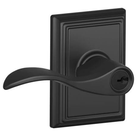 A large image of the Schlage F51-ACC-ADD Matte Black