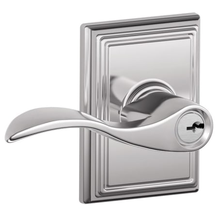 A large image of the Schlage F51-ACC-ADD Polished Chrome