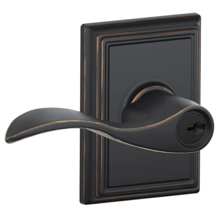 A large image of the Schlage F51-ACC-ADD Aged Bronze