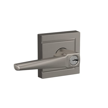 A large image of the Schlage F51A-ELR-ULD Satin Nickel