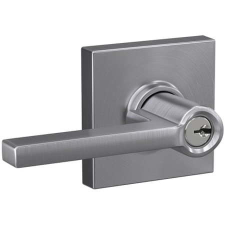 A large image of the Schlage F51A-LAT-COL Satin Chrome