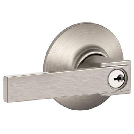 A large image of the Schlage F51A-NBK Satin Nickel