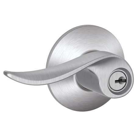 A large image of the Schlage F51A-SAC Satin Chrome