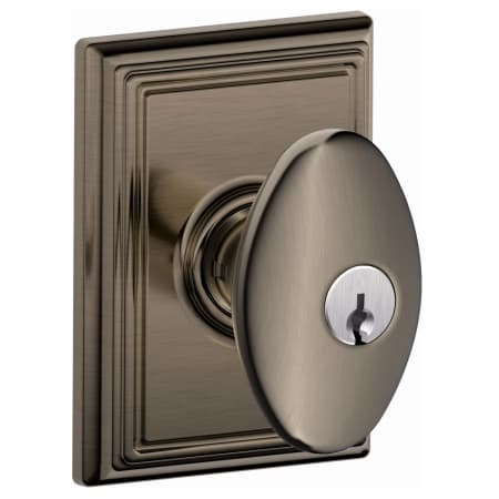 A large image of the Schlage F51A-SIE-ADD Antique Pewter
