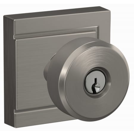 A large image of the Schlage F51A-SWA-ULD Satin Nickel