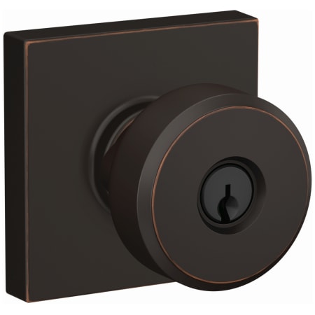 A large image of the Schlage F51A-SWA-COL Aged Bronze