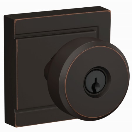 A large image of the Schlage F51A-SWA-ULD Aged Bronze