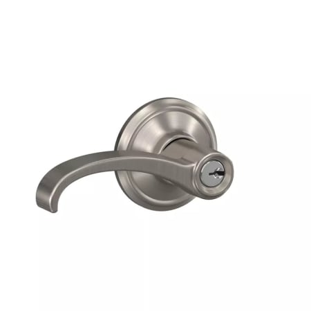 A large image of the Schlage F51A-WIT-ALD Satin Nickel