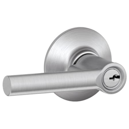 A large image of the Schlage F51-BRW Satin Chrome