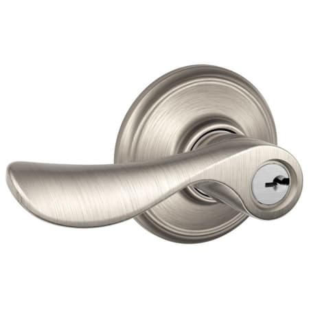 A large image of the Schlage F51-CHP Satin Nickel
