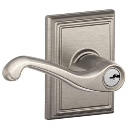 A large image of the Schlage F51-FLA-ADD Satin Nickel