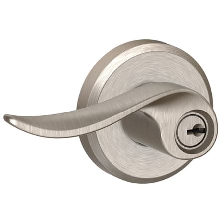 A large image of the Schlage F51A-SAC-GSN Satin Nickel