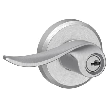 A large image of the Schlage F51A-SAC-GSN Satin Chrome