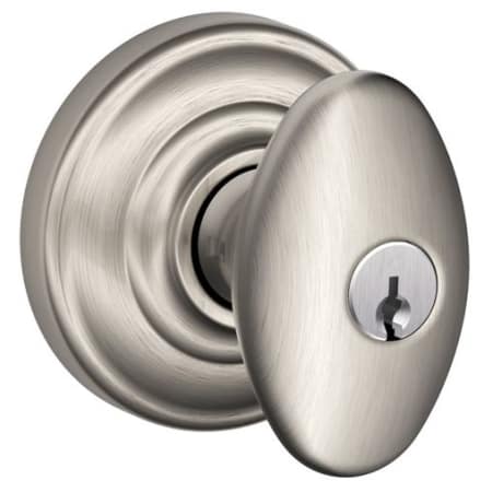 A large image of the Schlage F51-SIE-AND Satin Nickel