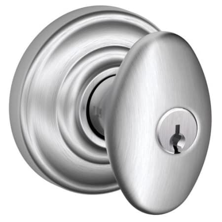 A large image of the Schlage F51-SIE-AND Satin Chrome