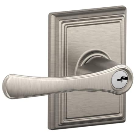 A large image of the Schlage F51-VLA-ADD Satin Nickel