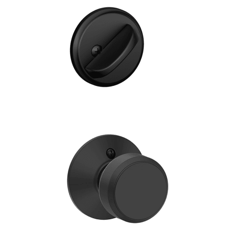 A large image of the Schlage F59-BWE Matte Black