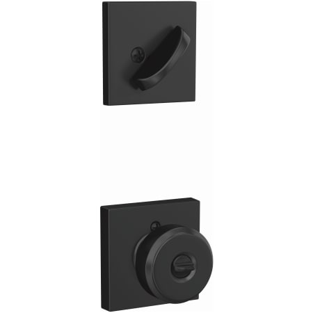 A large image of the Schlage F59-BWE-COL Matte Black