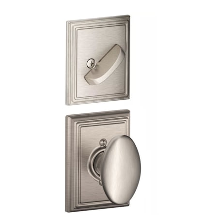 A large image of the Schlage F59-SIE-ADD Satin Nickel