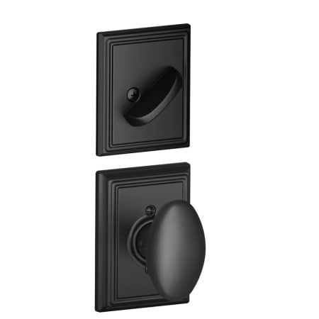 A large image of the Schlage F59-SIE-ADD Matte Black