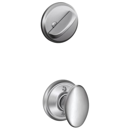 A large image of the Schlage F59-SIE Satin Chrome
