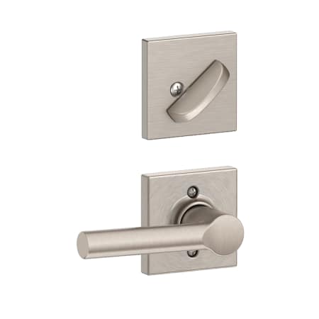 A large image of the Schlage F94-BRW-COL Satin Nickel