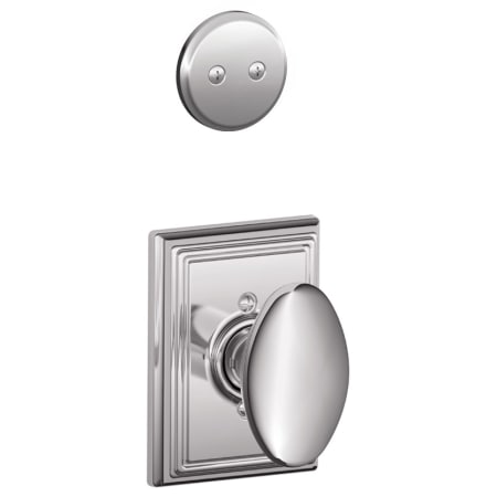 A large image of the Schlage F94-SIE-ADD Polished Chrome