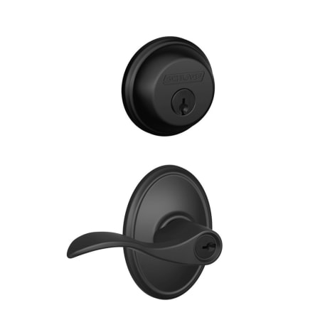 A large image of the Schlage FB50-ACC-WKF Matte Black