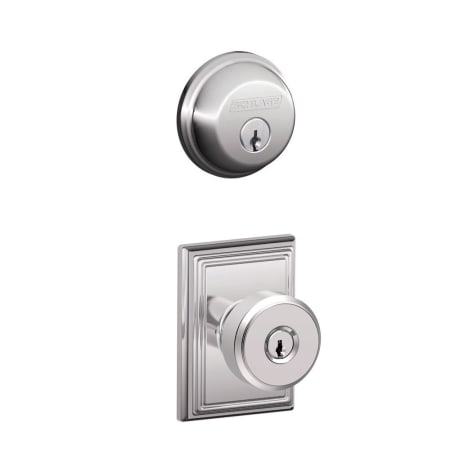A large image of the Schlage FB50-BWE-ADD Polished Chrome