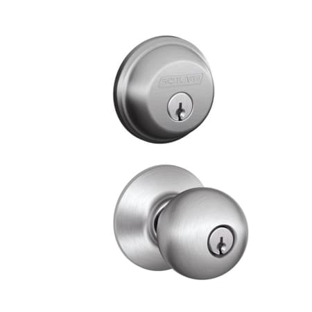 A large image of the Schlage FB50-ORB Polished Chrome
