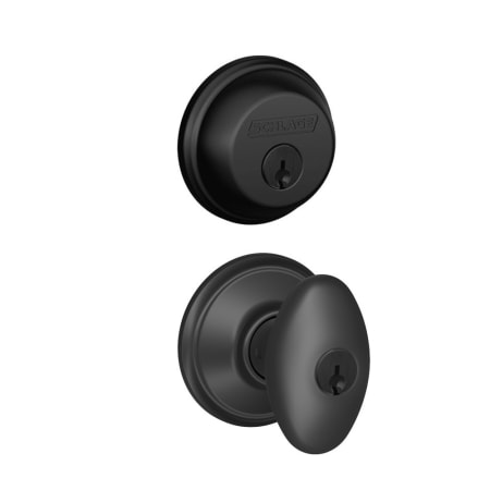 A large image of the Schlage FB50-SIE Matte Black
