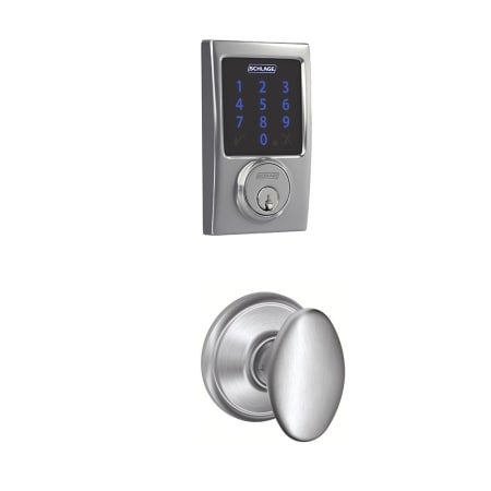 A large image of the Schlage FBE469-CEN-SIE Polished Chrome