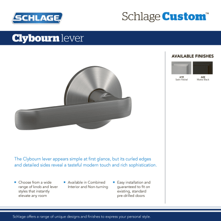 A large image of the Schlage FC172-CYB-KIN Alternate View