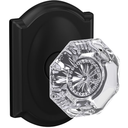 A large image of the Schlage FC172-ALX-CAM Matte Black