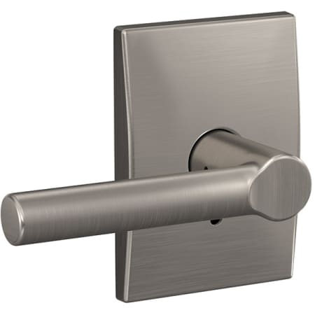 A large image of the Schlage FC172-BRW-CEN Satin Nickel