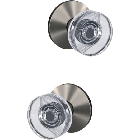A large image of the Schlage FC172-DAW-KIN Satin Nickel