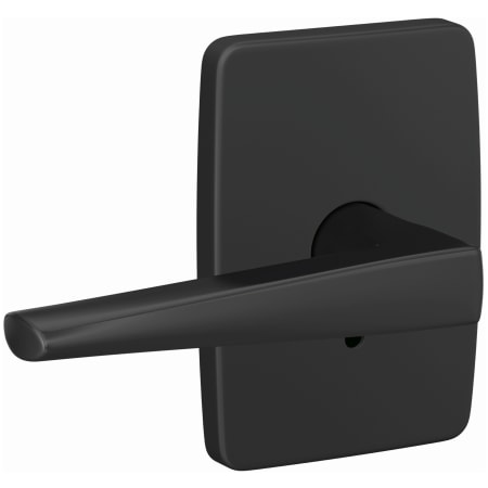 A large image of the Schlage FC172-ELR-GEE Matte Black