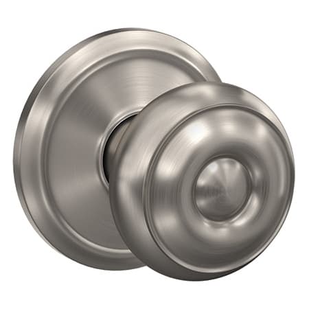 A large image of the Schlage FC172-GEO-ALD Satin Nickel