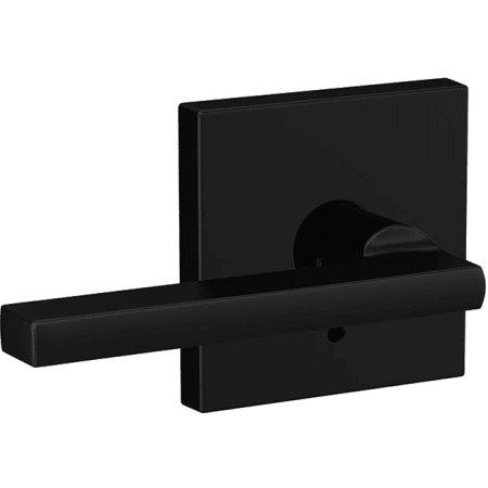 A large image of the Schlage FC172-LAT-COL Matte Black