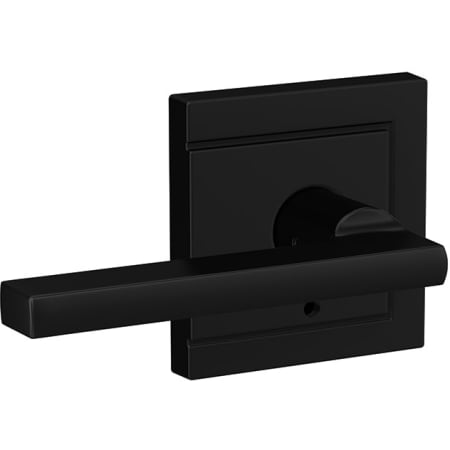 A large image of the Schlage FC172-LAT-ULD Matte Black