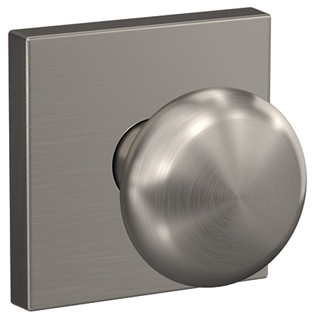 A large image of the Schlage FC172-PLY-COL Satin Nickel