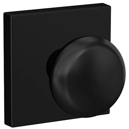 A large image of the Schlage FC172-PLY-COL Matte Black