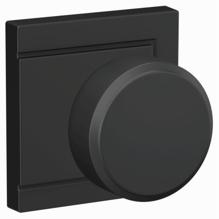A large image of the Schlage FC172-SWA-ULD Matte Black