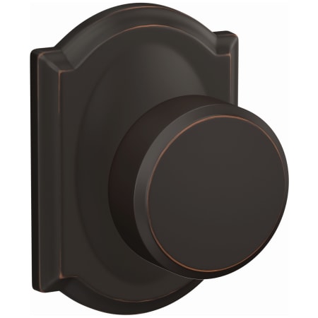 A large image of the Schlage FC172-SWA-CAM Aged Bronze