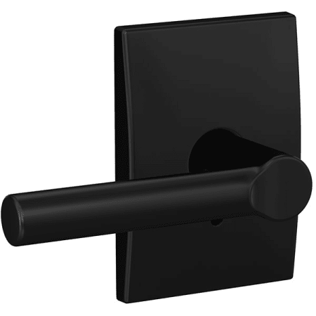 A large image of the Schlage FC21-BRW-CEN Matte Black