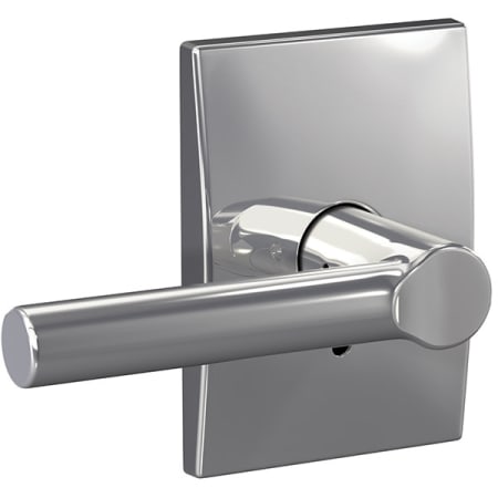 A large image of the Schlage FC21-BRW-CEN Bright Chrome