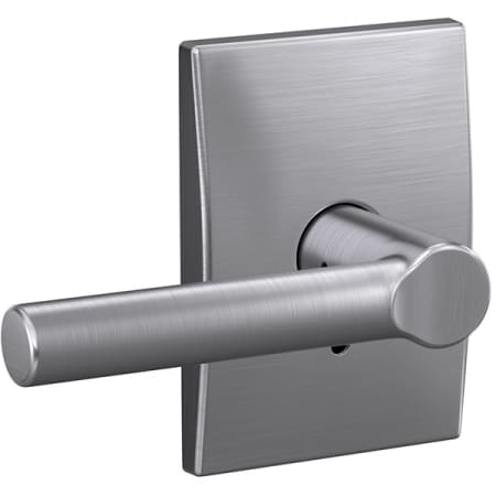 A large image of the Schlage FC21-BRW-CEN Satin Chrome