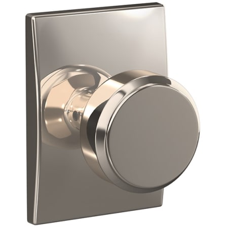 A large image of the Schlage FC21-BWE-CEN Polished Nickel