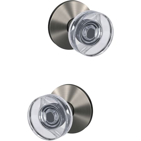 A large image of the Schlage FC21-DAW-KIN Satin Nickel