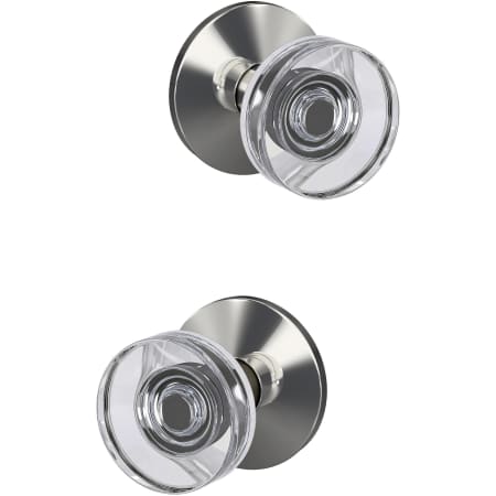 A large image of the Schlage FC21-DAW-KIN Polished Chrome